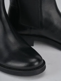 Hot Stivaletti tacco 1cm pelle Donna Stivaletti Tacco Basso