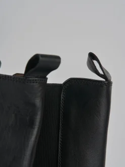 Hot Stivaletti tacco 1cm pelle Donna Stivaletti Tacco Basso