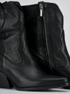 Outlet Stivaletti tacco 7cm pelle Donna Stivaletti Tacco Alto