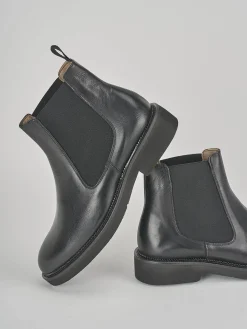 New Stivaletti tacco 2cm pelle Donna Stivaletti Tacco Basso