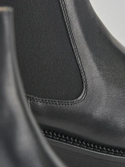 New Stivaletti tacco 2cm pelle Donna Stivaletti Tacco Basso