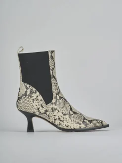 Discount Stivaletti tacco 5cm pitone Donna Stivaletti Tacco Alto