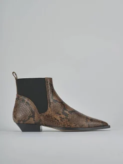 Best Stivaletti tacco 2cm pitone Donna Stivaletti Tacco Basso