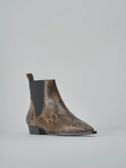 Best Stivaletti tacco 2cm pitone Donna Stivaletti Tacco Basso