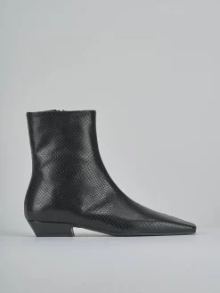 Hot Stivaletti tacco 3cm pitone Donna Stivaletti Tacco Basso