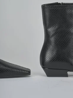 Hot Stivaletti tacco 3cm pitone Donna Stivaletti Tacco Basso