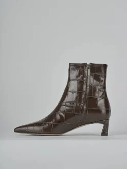 Stivaletti tacco 5cm pitone testa Donna Stivaletti Tacco Alto