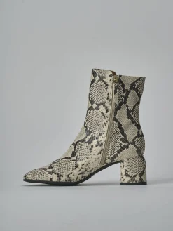 Best Stivaletti tacco 6cm pitone Donna Stivaletti Tacco Alto