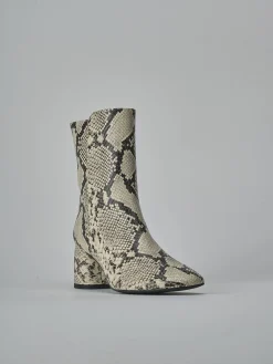 Best Stivaletti tacco 6cm pitone Donna Stivaletti Tacco Alto