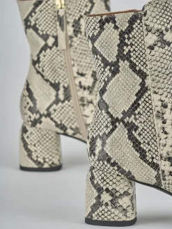 Best Stivaletti tacco 6cm pitone Donna Stivaletti Tacco Alto