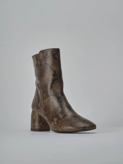 Stivaletti tacco 6cm pitone Donna Stivaletti Tacco Alto