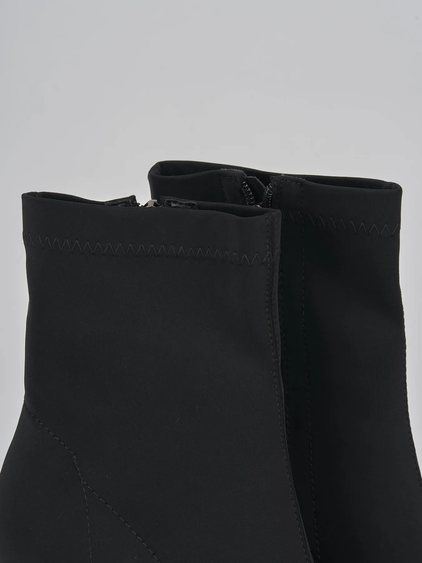 Stivaletti tacco 7cm tessuto Donna Stivaletti Tacco Alto