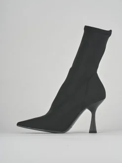 New Stivaletti tacco 9cm tessuto Donna Stivaletti Tacco Alto