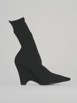 Sale Stivaletti tacco 9cm tessuto Donna Stivaletti Tacco Alto