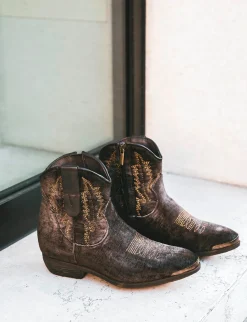 Sale Stivaletti tacco 2cm velluto testa Donna Stivaletti Tacco Basso