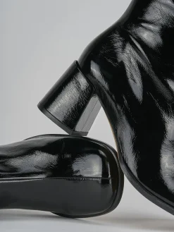 Discount Stivaletti tacco 5cm vernice Donna Stivaletti Tacco Alto