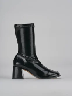 Stivaletti tacco 7cm vernice Donna Stivaletti Tacco Alto