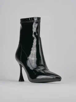 Clearance Stivaletti tacco 7cm vernice Donna Stivaletti Tacco Alto