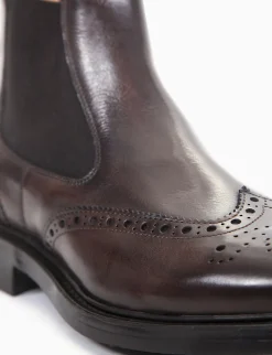 Outlet Stivaletto con tacco 3cm testa Uomo Stivaletti