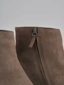 Hot Stivaletto tacco 7 camoscio Donna Stivaletti Tacco Alto