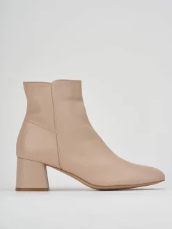 New Stivaletto tacco 5 cm pelle Donna Stivaletti Tacco Alto