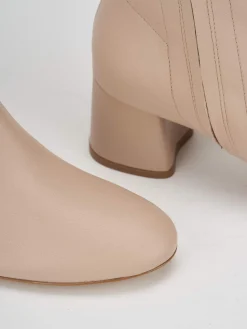 New Stivaletto tacco 5 cm pelle Donna Stivaletti Tacco Alto