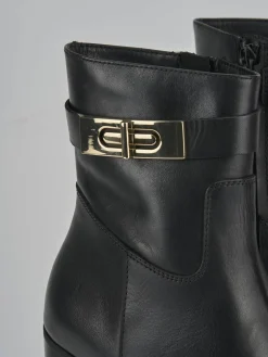 Outlet Stivaletto tacco 8 cm pelle Donna Stivaletti Tacco Alto