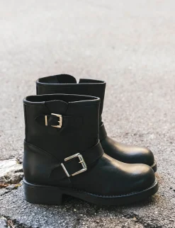 Stivaletto tacco 3 cm pelle Donna Stivaletti Tacco Basso