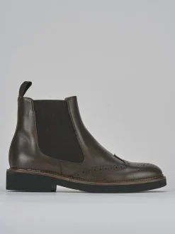 Discount Stivaletto tacco 2 cm testa pelle Donna Stivaletti Tacco Basso