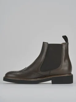 Discount Stivaletto tacco 2 cm testa pelle Donna Stivaletti Tacco Basso