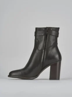 Sale Stivaletto tacco 8 cm testa pelle Donna Stivaletti Tacco Alto