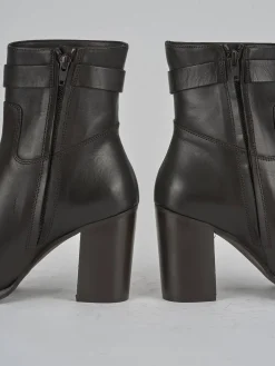 Sale Stivaletto tacco 8 cm testa pelle Donna Stivaletti Tacco Alto