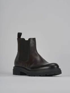 Hot Stivaletto tacco 2 cm testa pelle Uomo Stivaletti