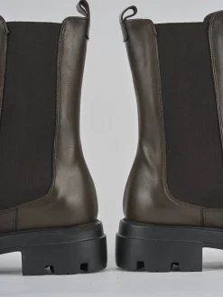 Online Stivaletto tacco 2 cm testa pelle Donna Stivaletti Tacco Basso