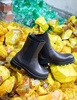 Online Stivaletto tacco 2 cm testa pelle Donna Stivaletti Tacco Basso