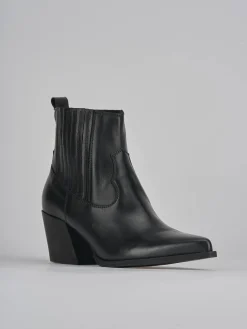 Sale Stivaletto texano tacco 7 cm pelle Donna Texani|Stivaletti Tacco Alto