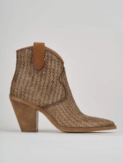 Stivaletto texano tacco 7 cm pelle Donna Texani