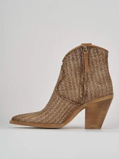 Stivaletto texano tacco 7 cm pelle Donna Texani