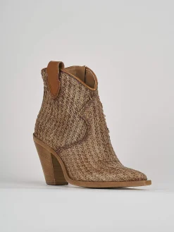 Stivaletto texano tacco 7 cm pelle Donna Texani