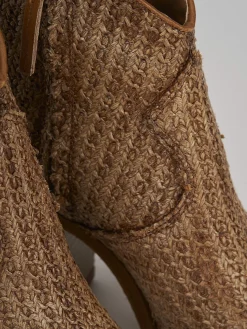 Stivaletto texano tacco 7 cm pelle Donna Texani