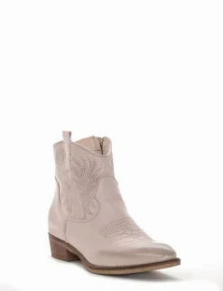 Discount stivaletto texano tacco 3 cm Donna Texani