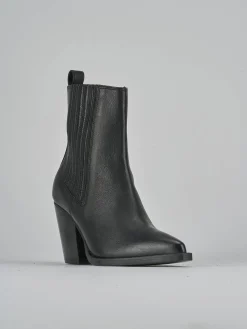 Clearance Stivaletto texano tacco 9 cm pelle Donna Texani|Stivaletti Tacco Alto