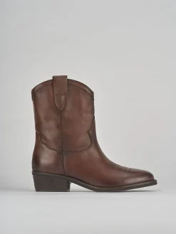 Sale Stivaletto texano tacco 2 cm pelle Donna Texani