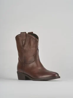 Sale Stivaletto texano tacco 2 cm pelle Donna Texani