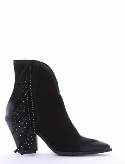 Clearance stivaletto texano tacco 8 cm Donna Texani