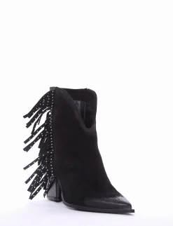 Clearance stivaletto texano tacco 8 cm Donna Texani