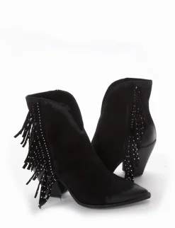 Clearance stivaletto texano tacco 8 cm Donna Texani