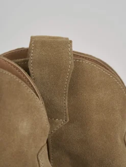 Sale Stivaletto texano tacco 5 cm camoscio Donna Texani