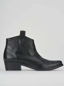 Best Stivaletto texano tacco 3 cm pelle Donna Texani|Stivaletti Tacco Basso