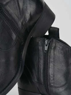 Best Stivaletto texano tacco 3 cm pelle Donna Texani|Stivaletti Tacco Basso